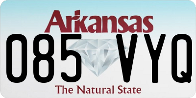 AR license plate 085VYQ