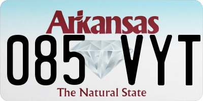 AR license plate 085VYT