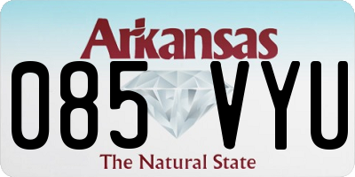 AR license plate 085VYU
