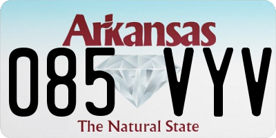 AR license plate 085VYV