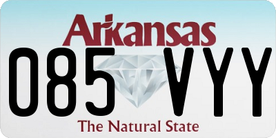 AR license plate 085VYY