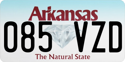 AR license plate 085VZD