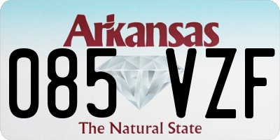 AR license plate 085VZF
