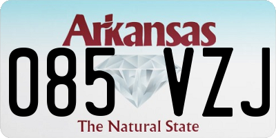 AR license plate 085VZJ