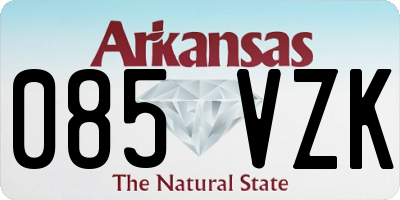 AR license plate 085VZK