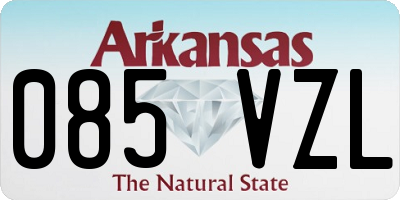 AR license plate 085VZL