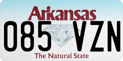 AR license plate 085VZN