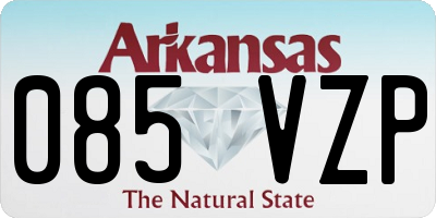 AR license plate 085VZP