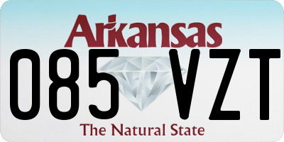 AR license plate 085VZT