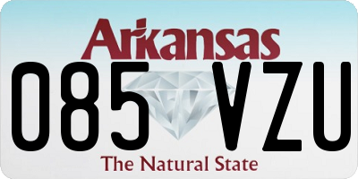AR license plate 085VZU
