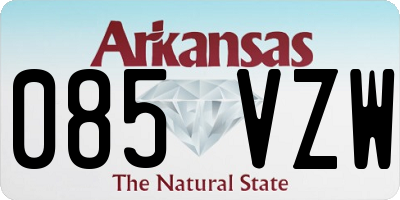 AR license plate 085VZW