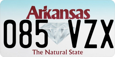AR license plate 085VZX