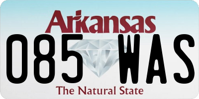 AR license plate 085WAS