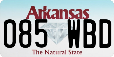 AR license plate 085WBD