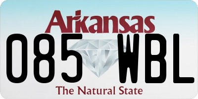 AR license plate 085WBL