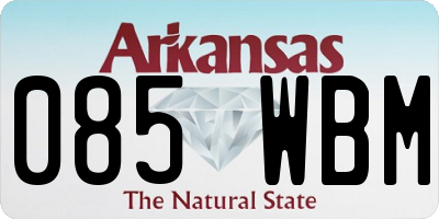 AR license plate 085WBM