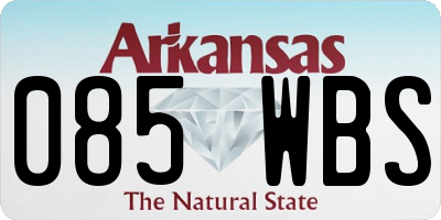 AR license plate 085WBS