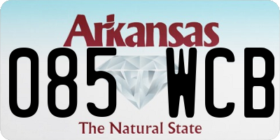 AR license plate 085WCB