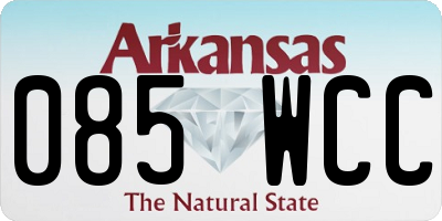 AR license plate 085WCC