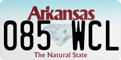 AR license plate 085WCL