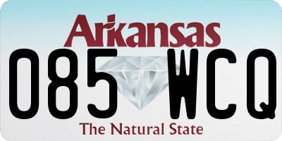 AR license plate 085WCQ