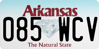 AR license plate 085WCV