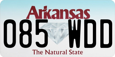 AR license plate 085WDD