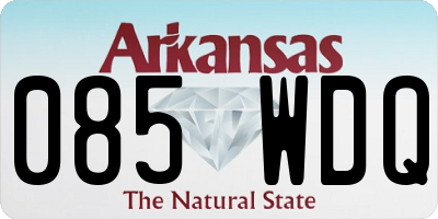 AR license plate 085WDQ