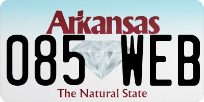 AR license plate 085WEB
