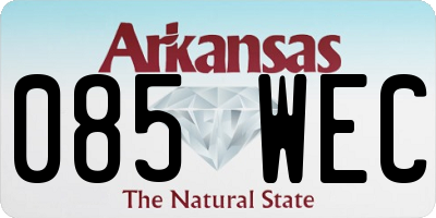 AR license plate 085WEC