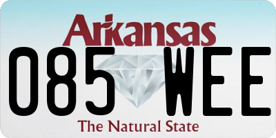 AR license plate 085WEE