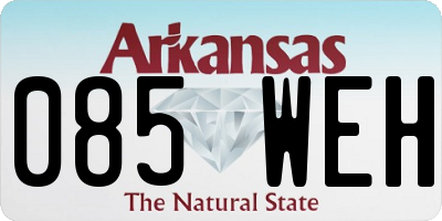 AR license plate 085WEH