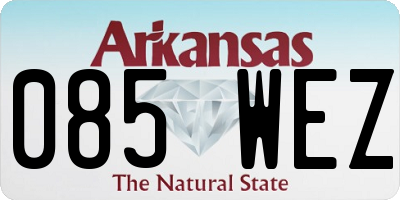 AR license plate 085WEZ