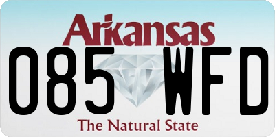 AR license plate 085WFD