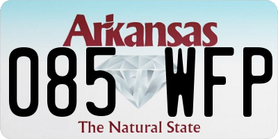 AR license plate 085WFP