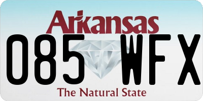AR license plate 085WFX