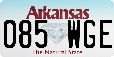 AR license plate 085WGE