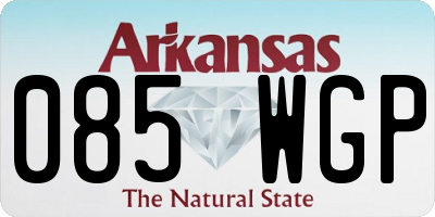 AR license plate 085WGP