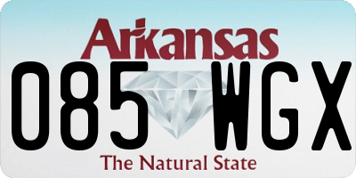 AR license plate 085WGX