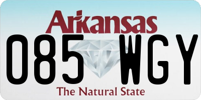 AR license plate 085WGY