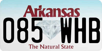 AR license plate 085WHB