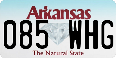 AR license plate 085WHG