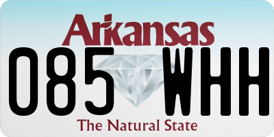 AR license plate 085WHH