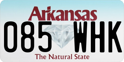AR license plate 085WHK