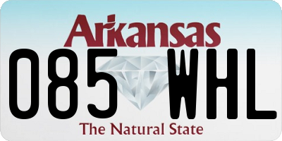 AR license plate 085WHL