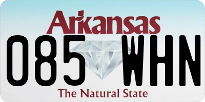 AR license plate 085WHN