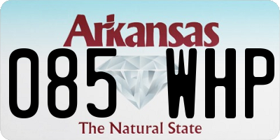 AR license plate 085WHP