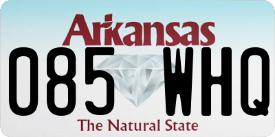 AR license plate 085WHQ