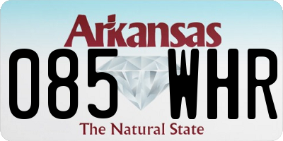 AR license plate 085WHR