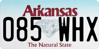 AR license plate 085WHX